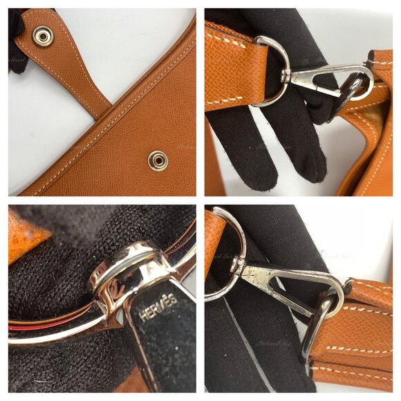 Authentic HERMES Brown Epsom Evelyne I PM Crossbody Bag - Picture 11 of 15